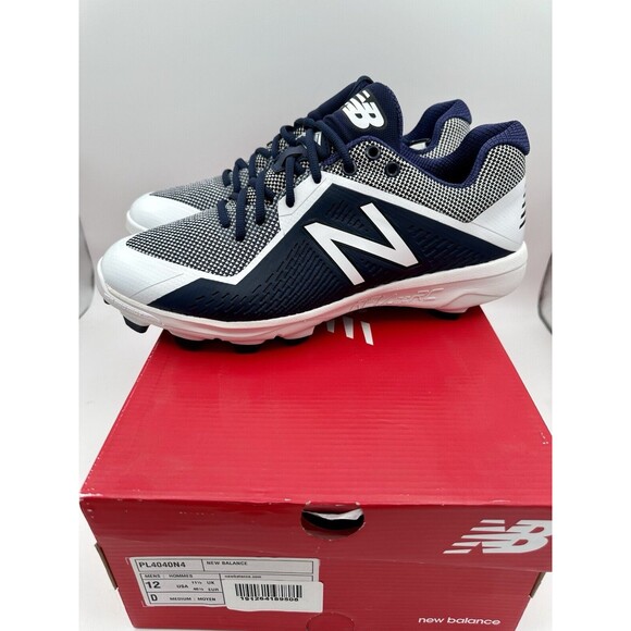 NEW New Balance navy blue Men\'s 4040 V4 Baseball Shoe Cleats size 12 EUR 46.5 main image 4